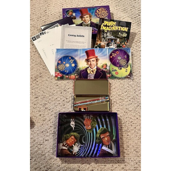 Willy Wonka & The Chocolate Factory 40th Anniversary LTD Ed Numbered DVD Movie - Picture 4 of 6